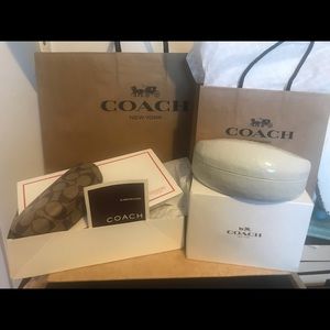 100% Authentic Coach Shopping bags, cases, and box